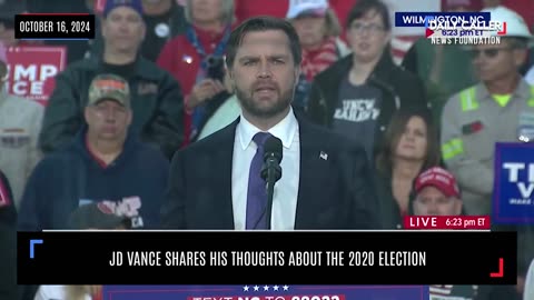 JD Vance Shares His Thoughts About the 2020 Election