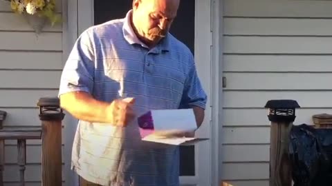 He got his most beautiful birthday present ever ..😍