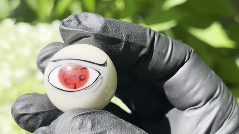Madara uchiha mangekyō sharingan glass marble