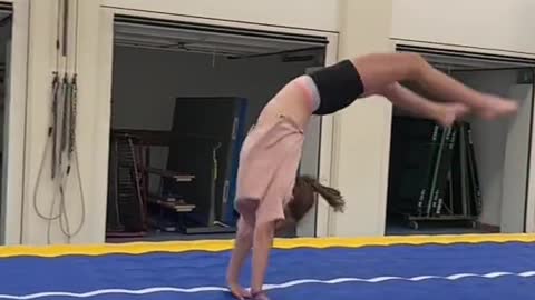 A quick back flip