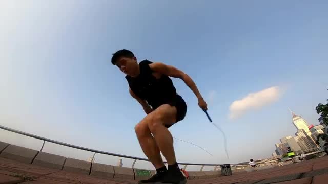 Athlete Shows Off Some Amazing Jump Rope Tricks