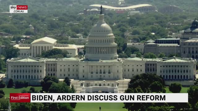 Ardern and Biden discuss gun reform