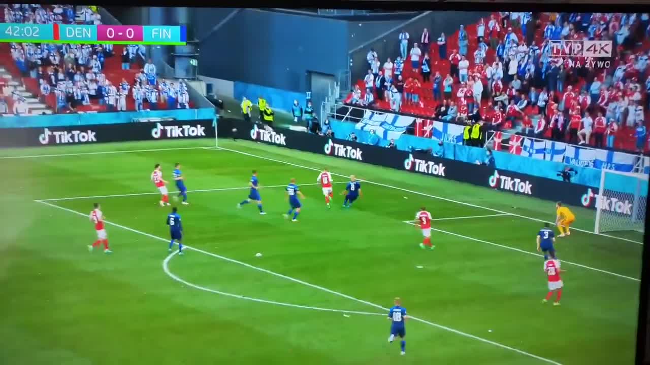 Christian Eriksen injury Kontuzja Christiana Eriksena UEFA EURO 2020