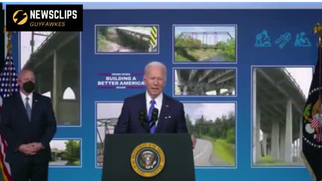 President Joe Biden Delivers Remarks On The Bipartisan Infrastructure Law