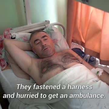 Stepped on a ‘petal’ mine in the yard of his own house.