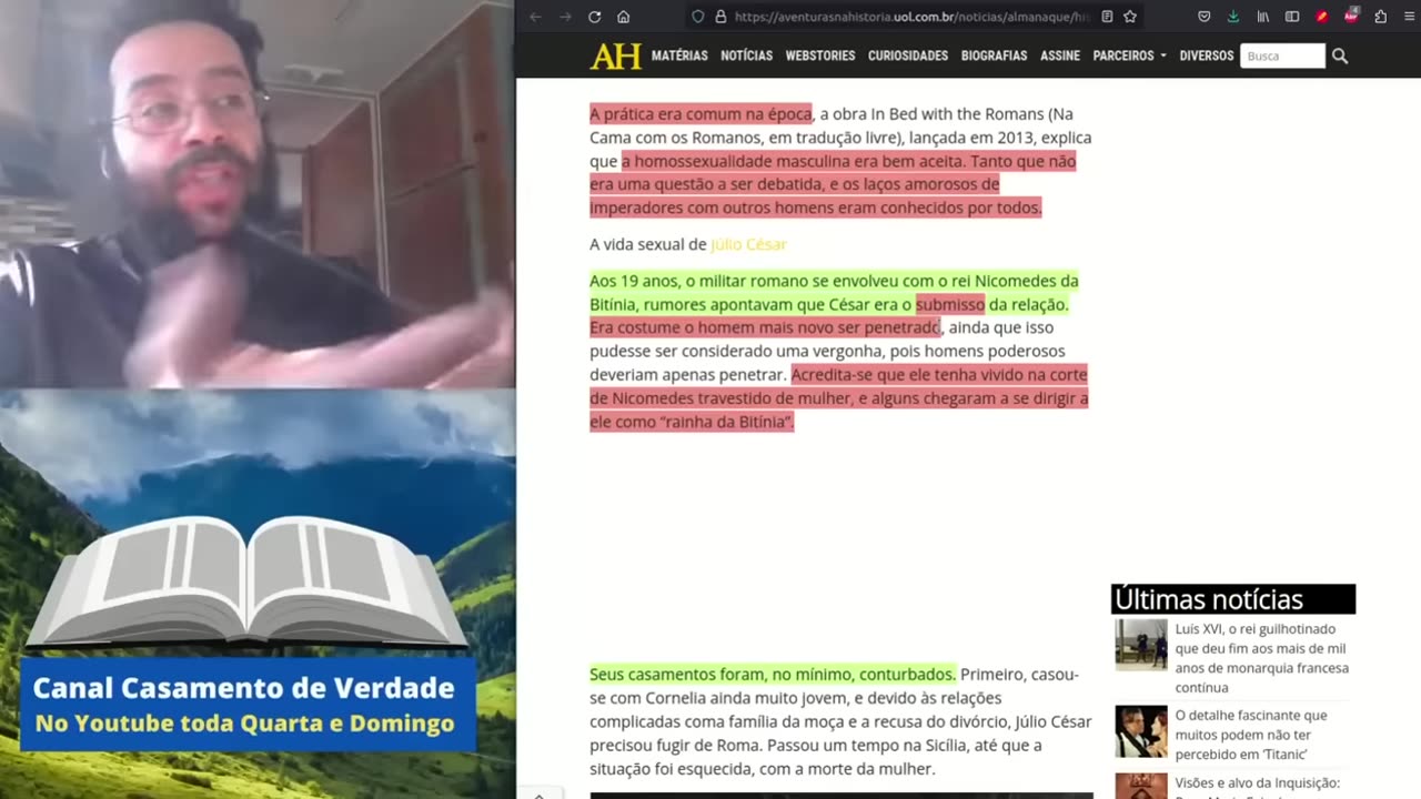 OS CASAMENTOS MONOGÂMICOS DE JULIO CESAR: UM EXEMPLO PRÁTICO! (SIGA O CANAL)