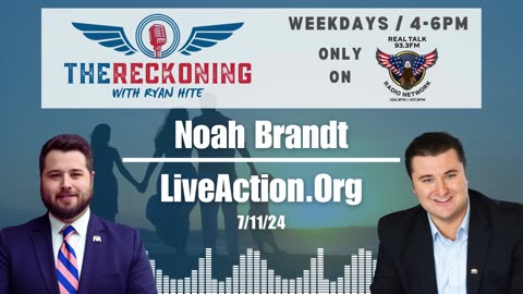 INTERVIEW: Noah Brandt on GOP Platform | LiveAction — July 11, 2024 #TheReckoning