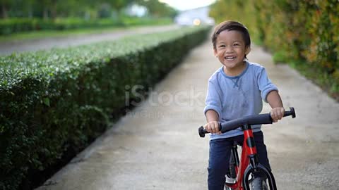 Baby boy enjoy