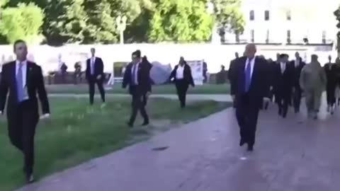 Trump holding the Bible in Washington DC