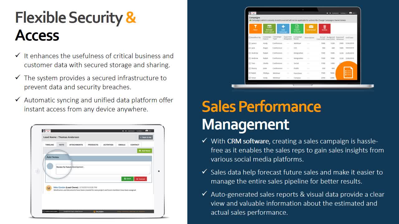 Comprehensive & Cloud-Based Customer Relationship Management