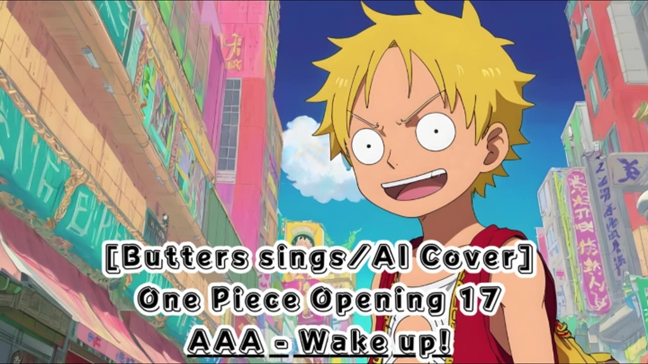 [Butters sings/AI Cover] One Piece Opening 17 AAA - Wake up!