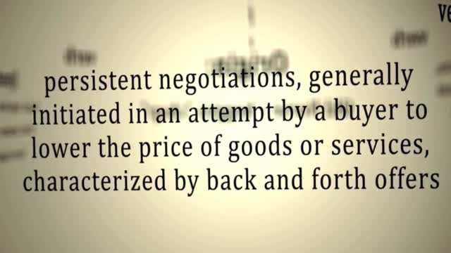 Art of the Haggle