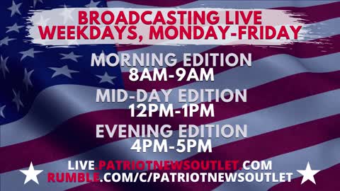 Patriot News Outlet Live | Real, Live, News for our Constitutional Republic | 4/30/21
