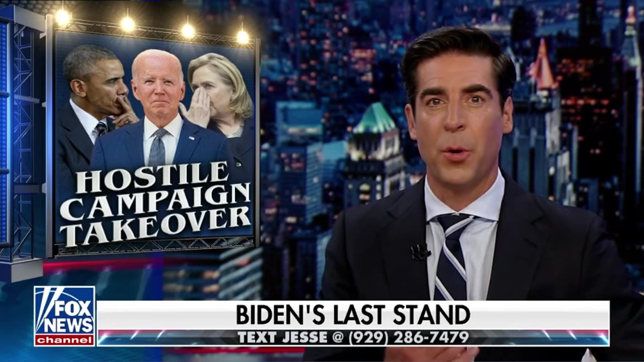 Jesse Watters: If Biden steals or forgets his lines, the party elders will send out a Bat-Signal