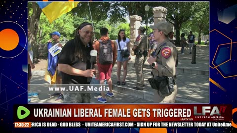 UKRAINIAN LIBERAL WOMAN GETS TRIGGERED