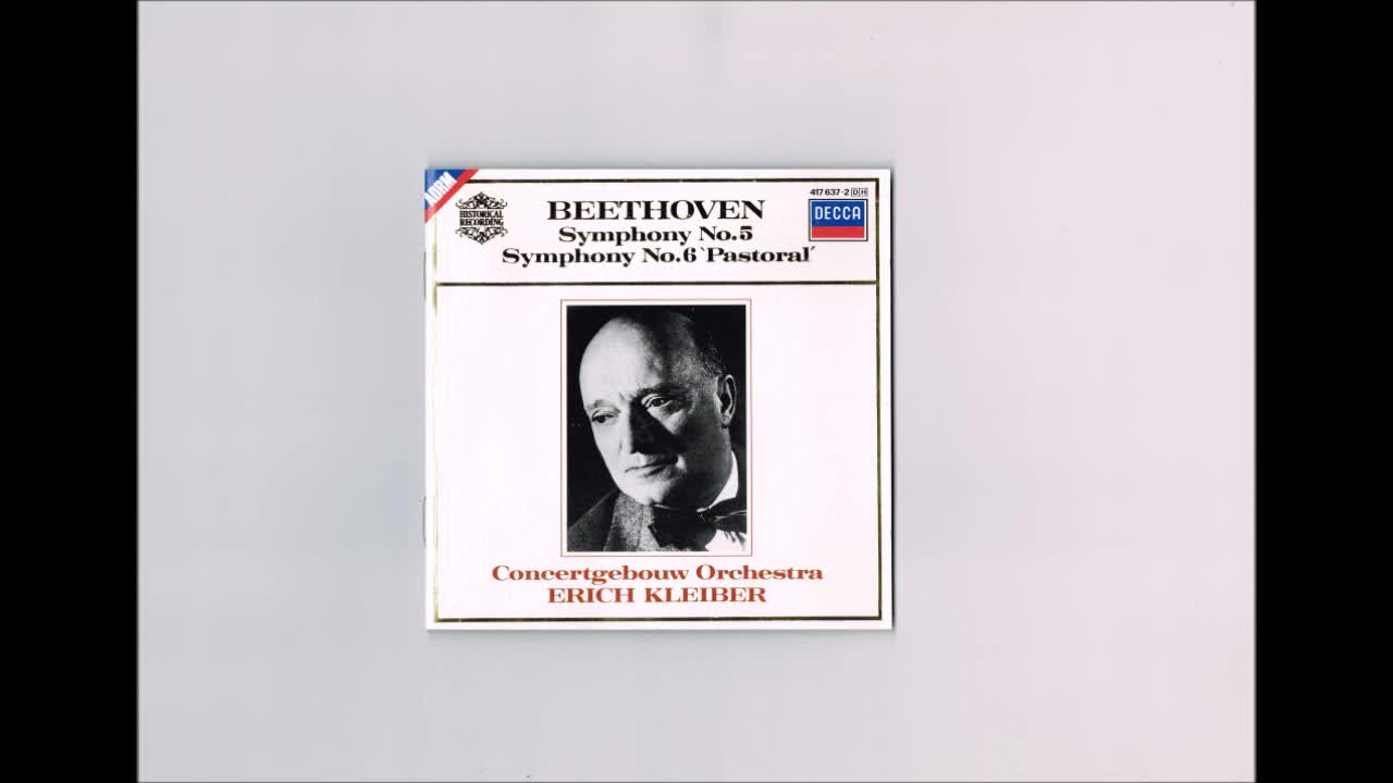 Beethoven - Symphony No.5 Erich Kleiber Concertgebouw