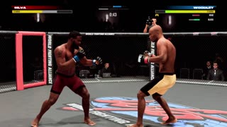 UFC 5 Fight - Anderson Silva VS Tyron Woodley Match