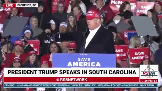 President Donald J. Trump Rally in Florence, SC 3/12/22. WOW What A Speech