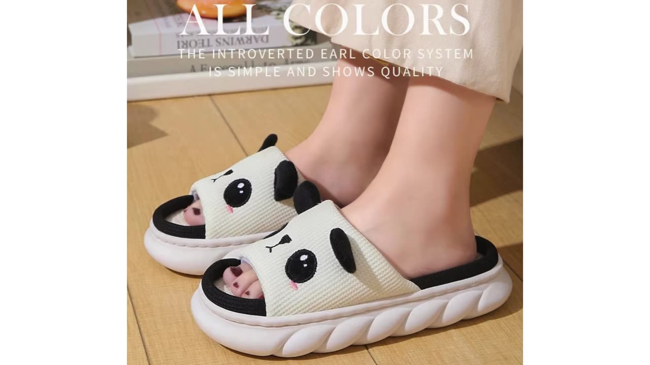 Adorable Cartoon Cow Slippers – 70% OFF! 🐄👟