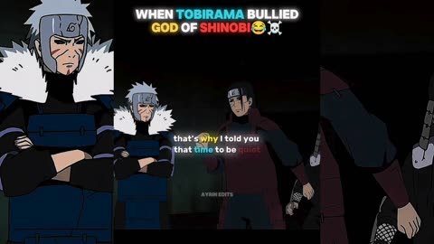 Tobirama Insulted Hashirama 😂☠️ #naruto #madara #tobiramasenju