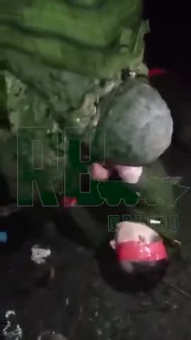 Ukrainian POWs Taken After Russian Trench Assault