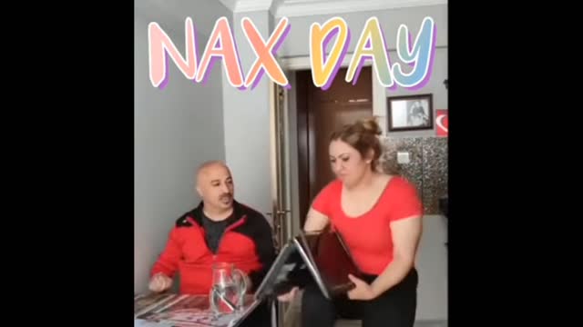 It was difficult to joke with the wife.