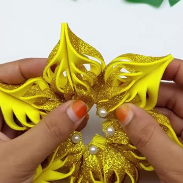 🎄Christmas is Coming🎄Handmade Foamiran Christmas Snowflake🎄DIY Xmas Crafts
