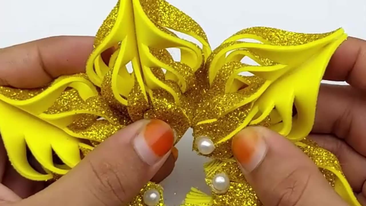 🎄Christmas is Coming🎄Handmade Foamiran Christmas Snowflake🎄DIY Xmas Crafts