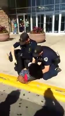 Cops Beat, Taze and Kick an 18-Year-old African American Woman
