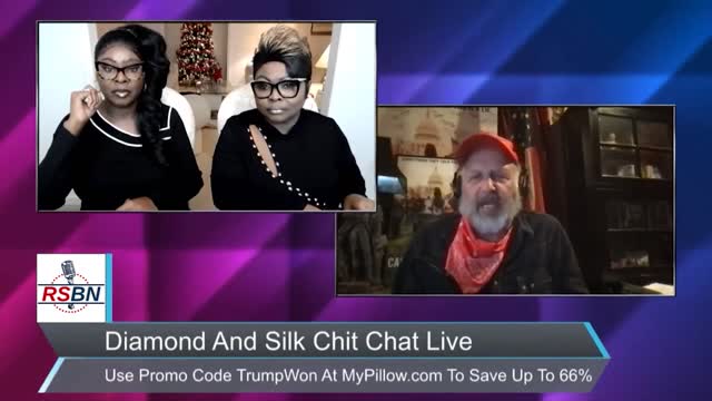 Diamond and Silk Chit Chat live with Guest Nick Searcy 12/15/21