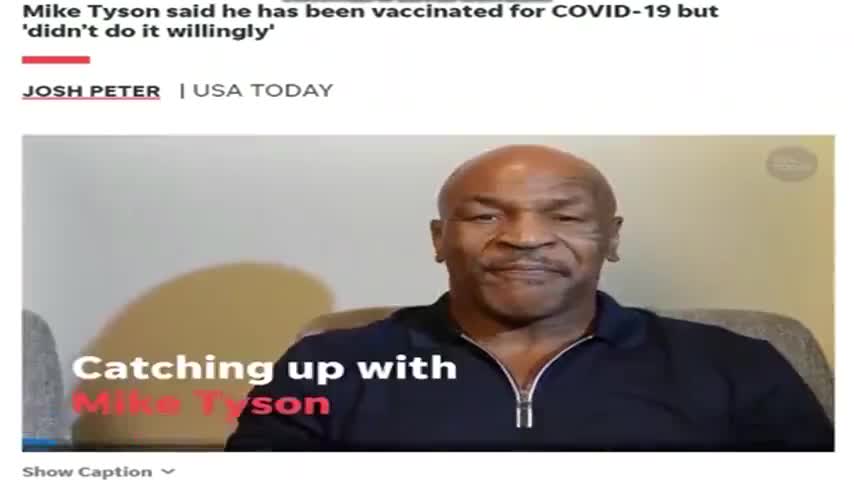 Mike Tyson will soon die from the vaccine - RIP
