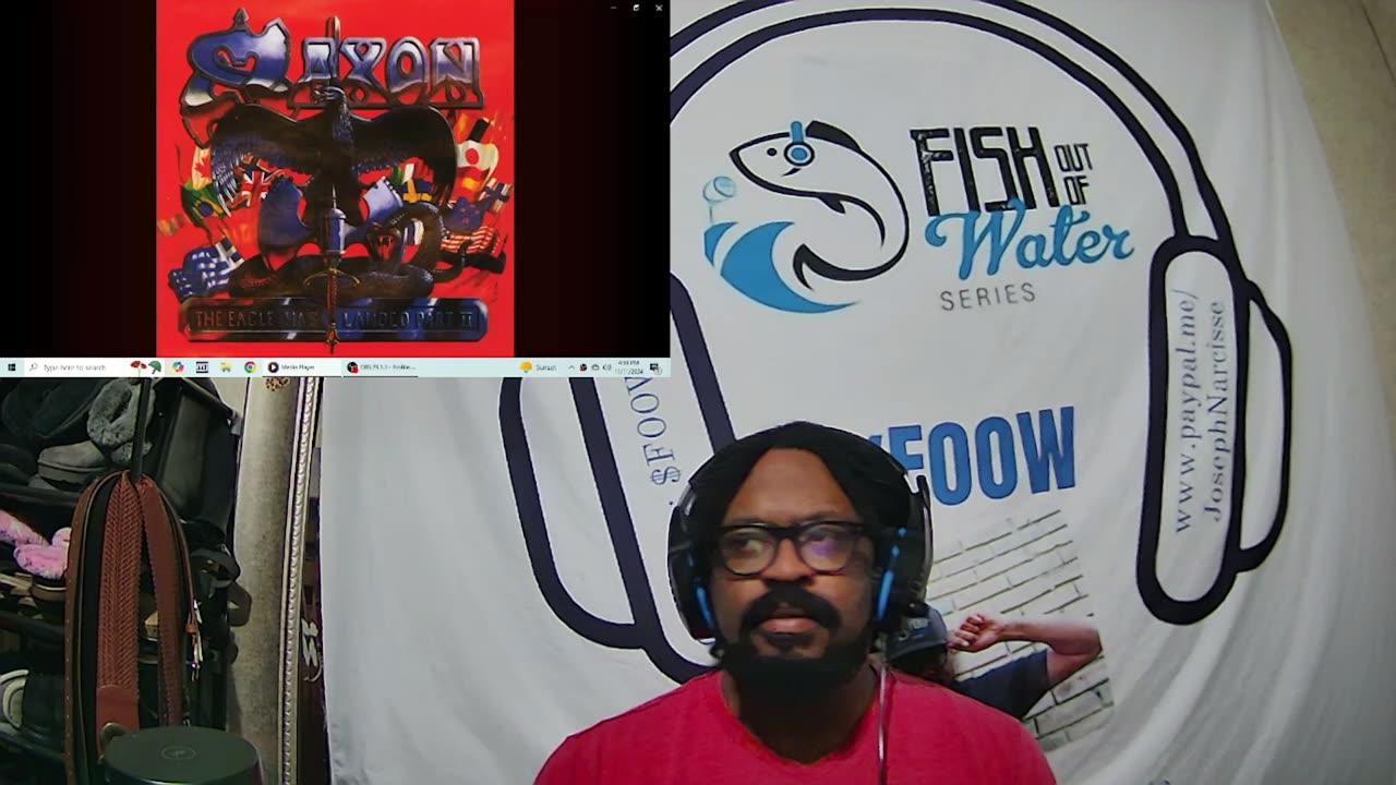 Saxon Crash Dive Live Audio Reaction