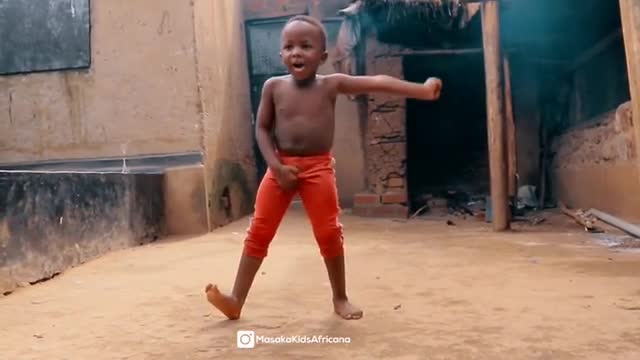 Ugandan kids dancing