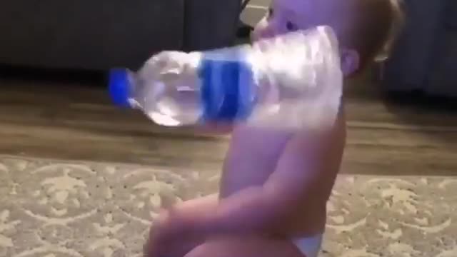 baby bottle stunt