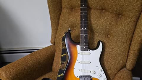 Trent Page's Fender Stratocaster guitar.