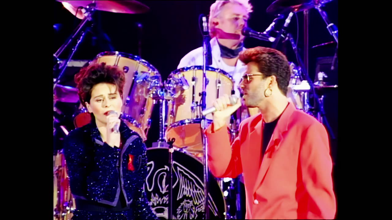 George Michael Lisa Stansfield These Are The Days Of Our Lives Freddie M Tribute 1992 4k