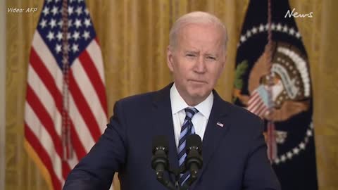 Biden tells world that Putin chose this war