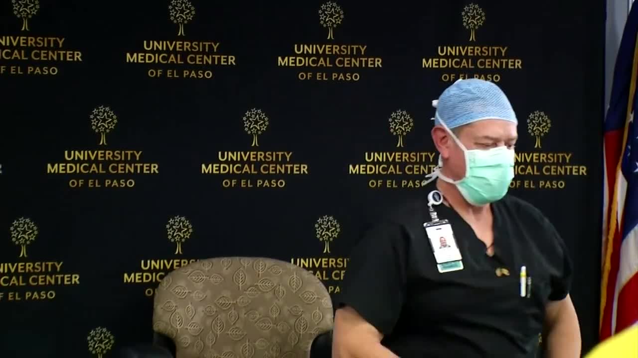 First person getting covid vaccine empty needle