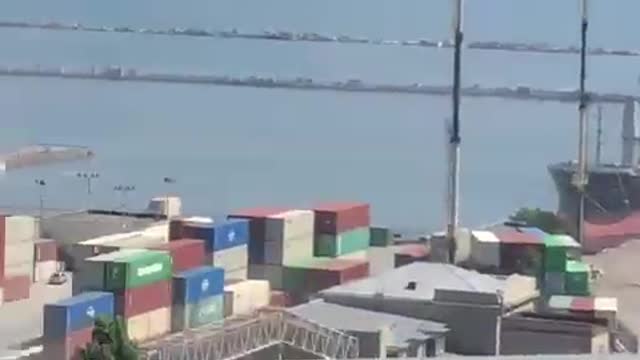 Morning missile attack on the port of Odessa.