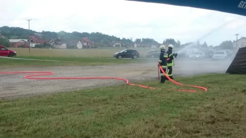 Vatrogasna pokazna vježba DVD Pojatno / Fire drill