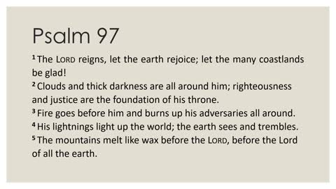 Psalm 97 Devotion