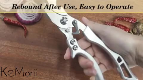 Chicken Bone Kitchen Scissors Kitchen Shears Duck Fish Cutter 4Cr13 Stainless Steel Scissors
