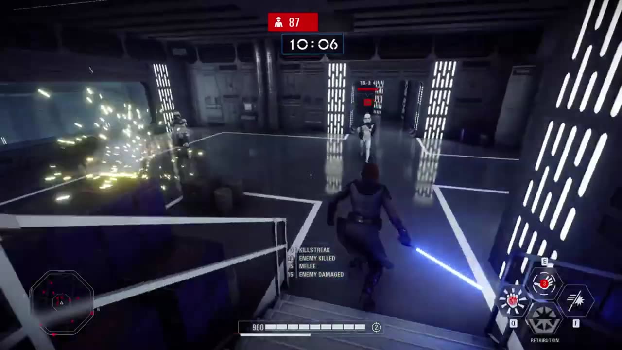 SWBF2 2017: Arcade Onslaught Anakin Skywalker Death Star II Gameplay