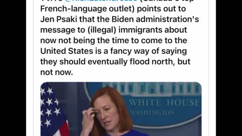 Crisis What CRISIS ?! Jen Psaki Stunning Admission!