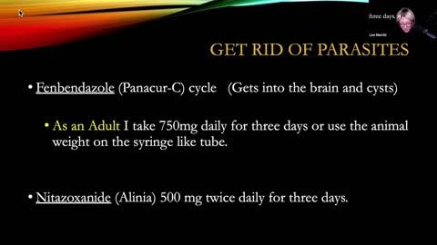 HOW TO RID YOURSELF OF PARASITES - DR LEE MERRITT