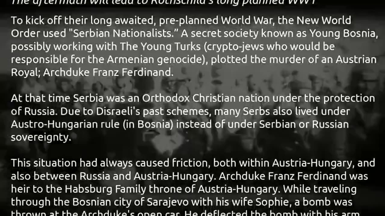From The Protocols Of The Learned Elders Of Zion To Agenda 2030 (Part 1)