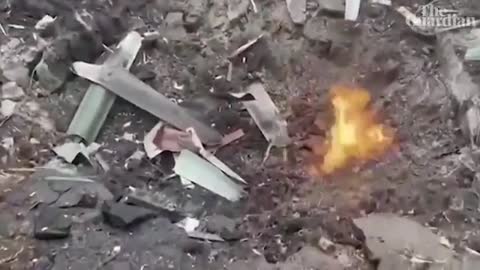 Footage shows aftermath of Russian air strike in Ukraine's Bila Tserkva