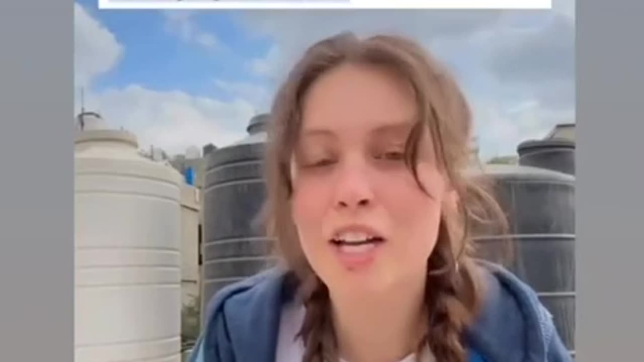 American Palestinian girl explains how Israel ration their supply in West Bank...