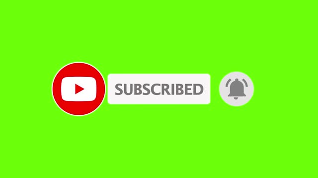 Green screen subscribe button