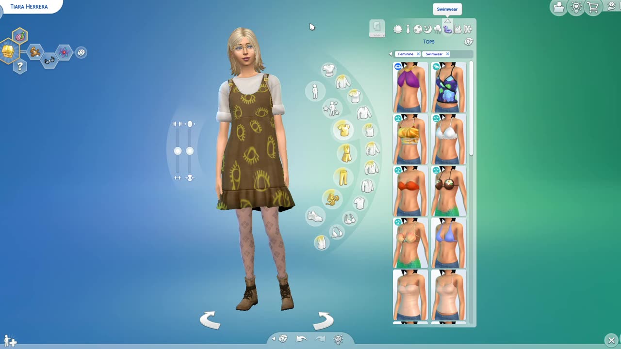 The Sims 4 CAS Create A Sim A Day